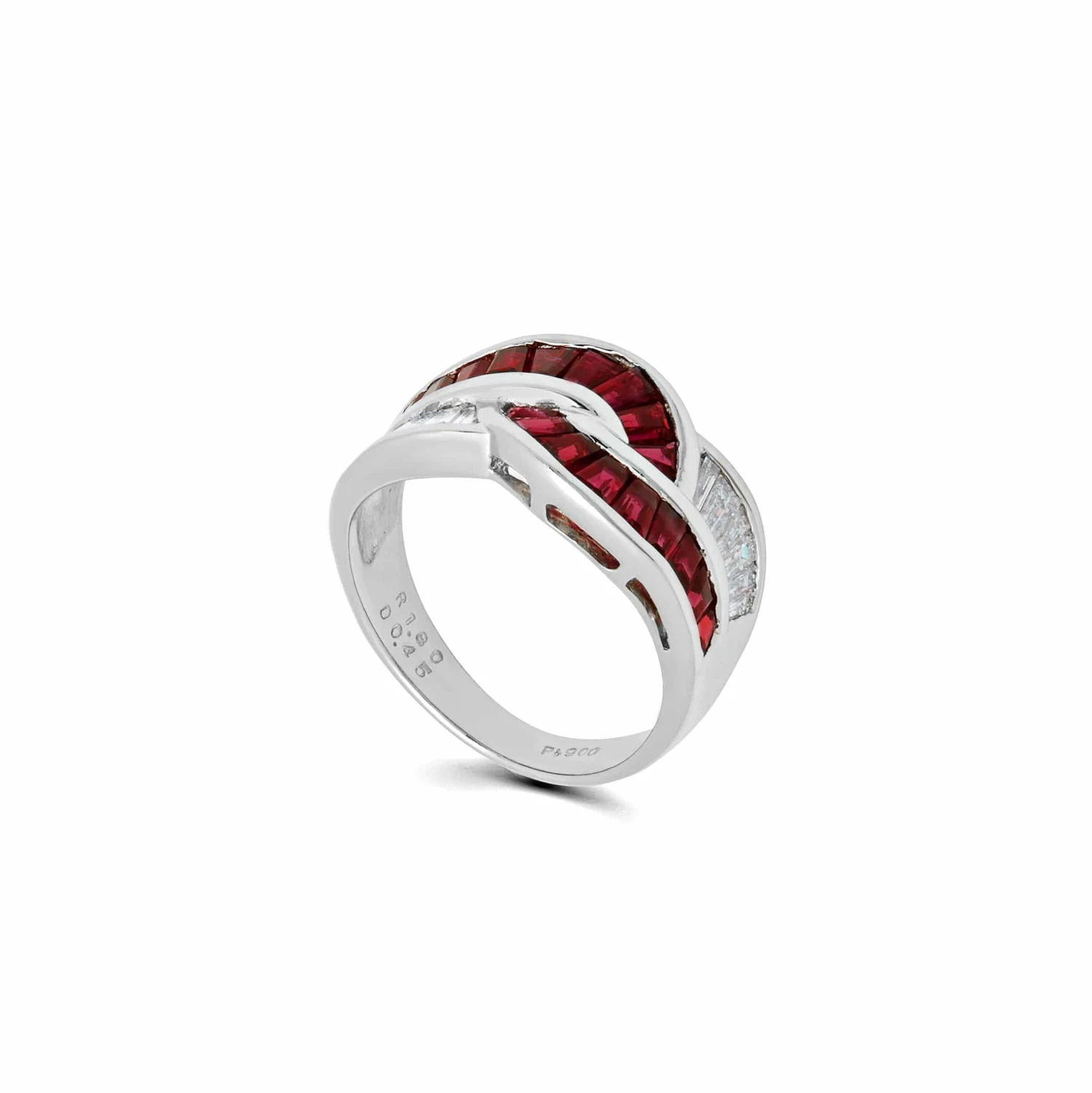 Jewels Aficionado Ruby And Diamond Knot Ring 3 Jewels Aficionado Ruby And Diamond Knot Ring - Image 3