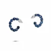 Jewels Aficionado Sapphire And Diamond Pear-Shaped Hoop Earrings