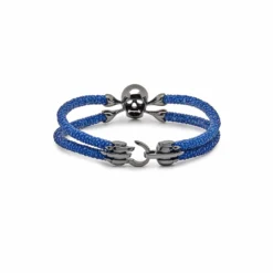 StingHD Skull & Crossbones Black Stingray Platinum Bracelet -Horaluxis Sales Store skull crossbones black stingray platinum bracelet stinghd 40885733949684