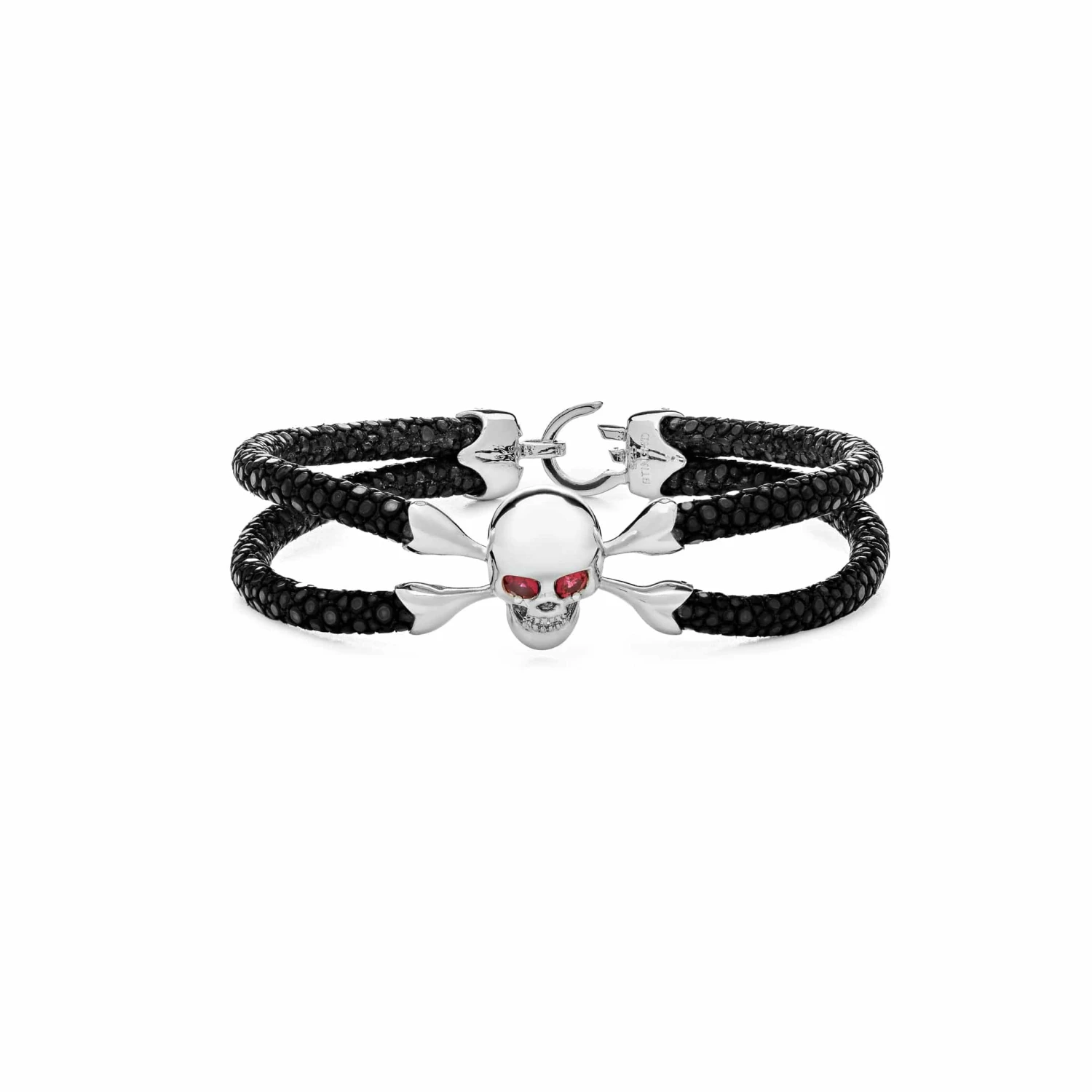 StingHD Skull & Crossbones Pure Silver Bracelet 1 StingHD Skull & Crossbones Pure Silver Bracelet