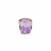 Jewels Aficionado Solitaire Oval Kunzite Ring