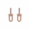 Tiffany & Co. Tiffany & Co. HardWear Large Link Earrings With Pavé Diamonds Rose Gold 68692539
