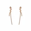 Tiffany & Co. Tiffany & Co. Knot Drop Earrings In Rose Gold With Diamonds 69526128
