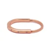 Tiffany & Co. Tiffany & Co. Lock Bangle In Rose Gold With Diamond Accents 70185296