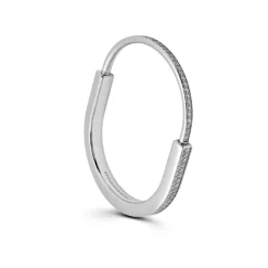 Tiffany & Co. Tiffany & Co. Lock Bangle In White Gold With Full Pavé Diamonds 70424967 -Horaluxis Sales Store tiffany co lock bangle in white gold with full pave diamonds 70424967 tiffany co 40622446772468
