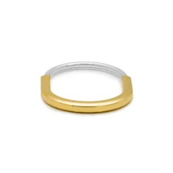 Tiffany & Co. Tiffany & Co. Lock Bangle In Yellow And White Gold With Half Pavé Diamonds 70181150 -Horaluxis Sales Store tiffany co lock bangle in yellow and white gold with half pave diamonds tiffany co 40474545324276