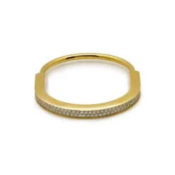 Tiffany & Co. Tiffany & Co. Lock Bangle In Yellow Gold With Full Pavé Diamonds 70158264 -Horaluxis Sales Store tiffany co lock bangle in yellow gold with full pave diamonds 70158264 tiffany co 40623159705844