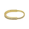 Tiffany & Co. Tiffany & Co. Lock Bangle In Yellow Gold With Full Pavé Diamonds 70158264