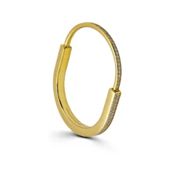 Tiffany & Co. Tiffany & Co. Lock Bangle In Yellow Gold With Full Pavé Diamonds 70158264 -Horaluxis Sales Store tiffany co lock bangle in yellow gold with full pave diamonds 70158264 tiffany co 40623310700788