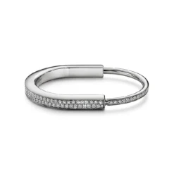 Tiffany & Co. Tiffany & Co. Lock Bangle White Gold Full Pavé Diamonds 70877767