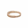 Tiffany & Co. Tiffany & Co. Lock Ring In Rose Gold With Pavé Diamonds 72791584