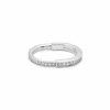 Tiffany & Co. Tiffany & Co. Lock Ring In White Gold With Pavé Diamonds 72792092