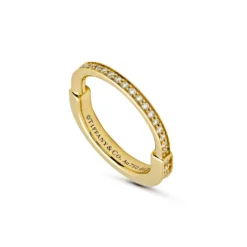 Tiffany & Co. Tiffany & Co. Lock Ring In Yellow Gold With Pavé Diamonds 72343786 -Horaluxis Sales Store tiffany co lock ring in yellow gold with pave diamonds tiffany co 40513922957556