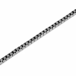 Jewels Aficionado White Gold Black Diamonds Necklace -Horaluxis Sales Store white gold black diamonds necklace wrist aficionado 40857786253556