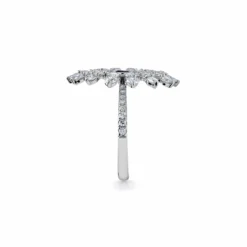 Jewels Aficionado Blue Sapphire And White Diamonds White Gold Flower Ring -Horaluxis Sales Store white gold blue sapphire white diamonds flower ring wrist aficionado 40431653716212