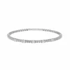 Jewels Aficionado White Gold Round Brilliant Diamond Bracelet