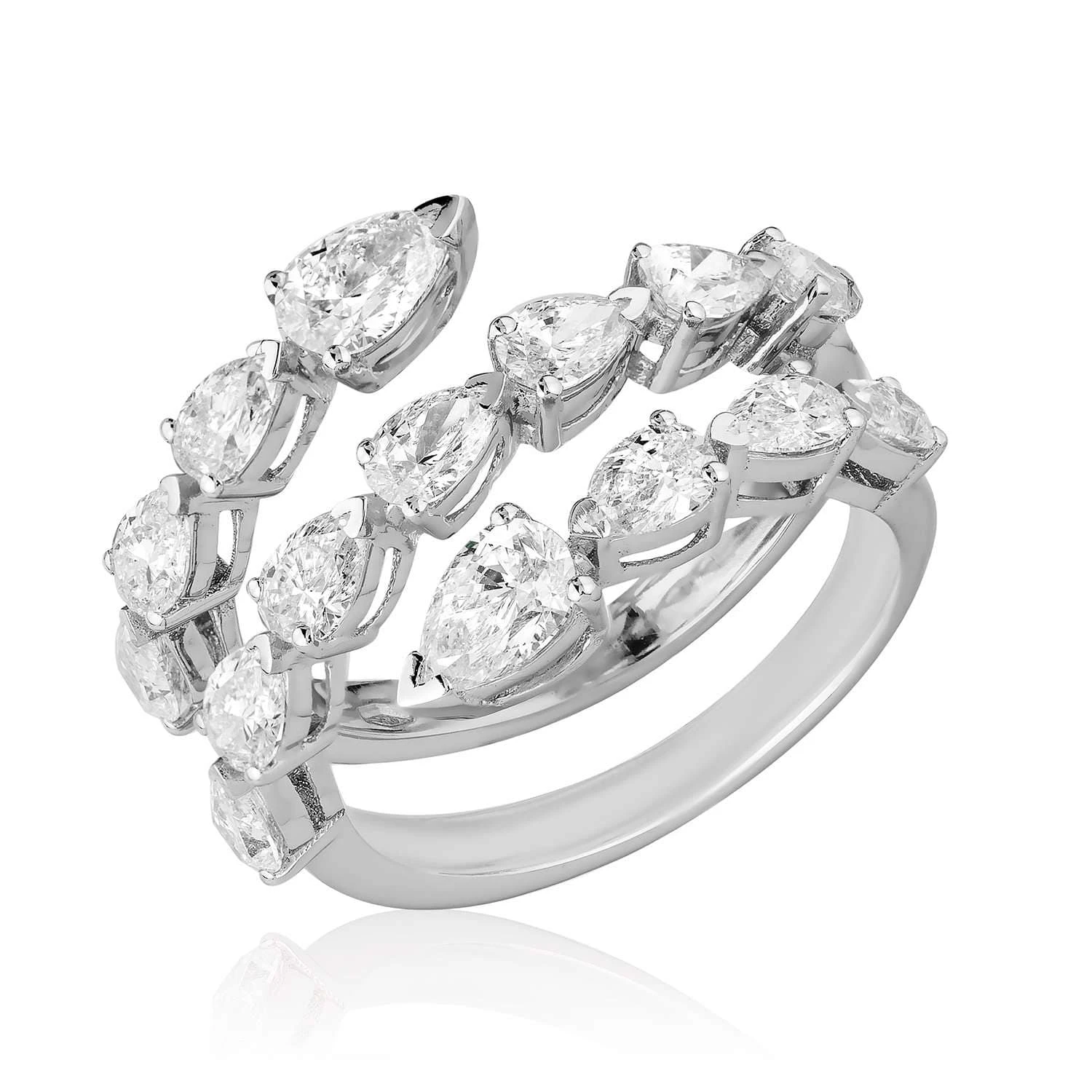 Jewels Aficionado White Gold Diamond Ring 1 Jewels Aficionado White Gold Diamond Ring