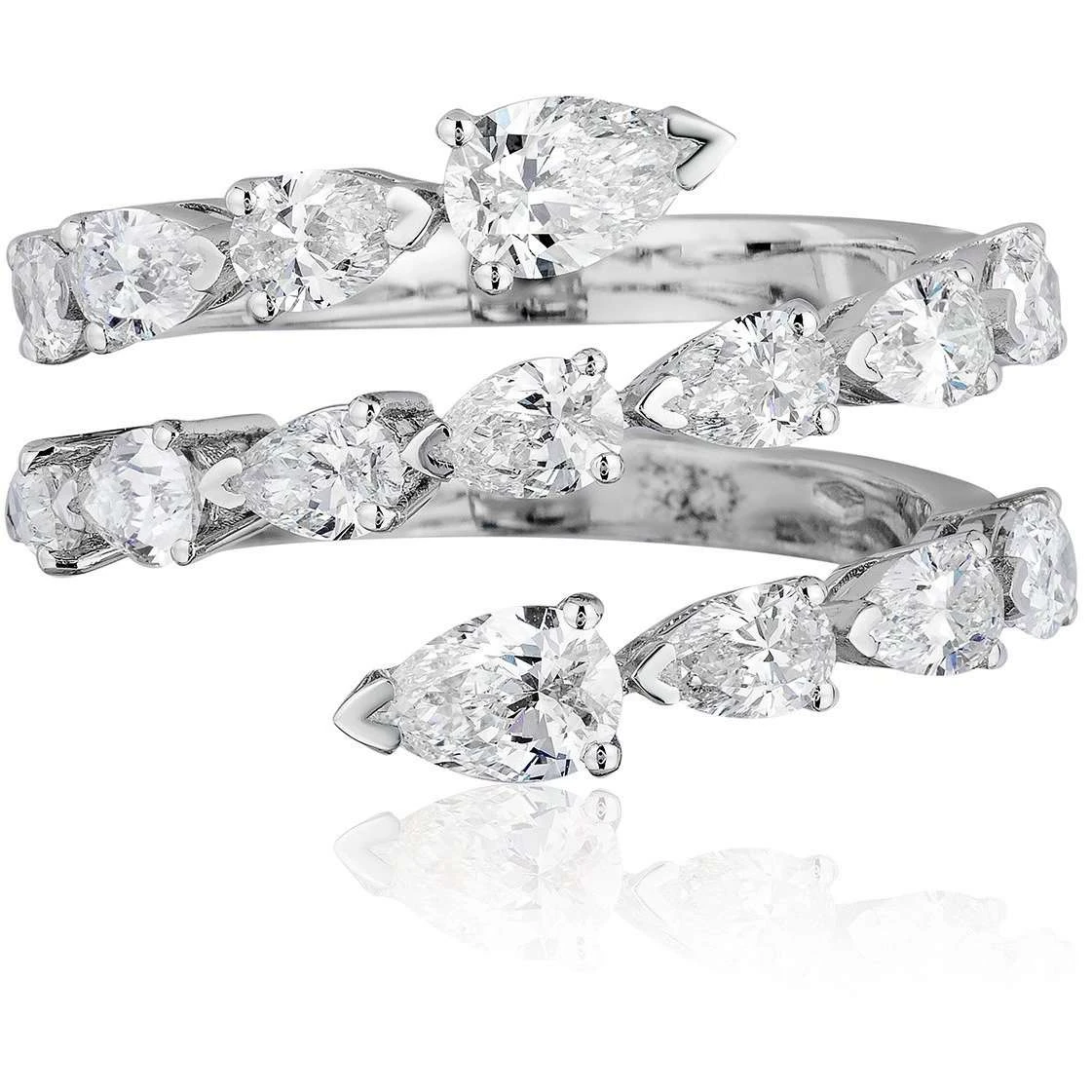 Jewels Aficionado White Gold Diamond Ring 3 Jewels Aficionado White Gold Diamond Ring - Image 3