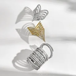 Jewels Aficionado White Gold Diamond Set Attached Stacking Rings -Horaluxis Sales Store white gold diamond set attached stacking rings wrist aficionado 40428899172596 scaled