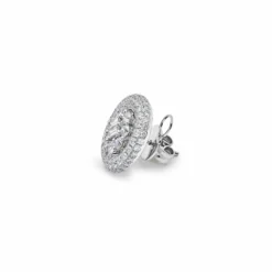 Jewels Aficionado White Gold And Diamond Studs -Horaluxis Sales Store white gold diamond studs wrist aficionado 40826483900660
