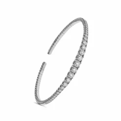 Jewels Aficionado White Gold Graduated Diamond Cuff 5 Jewels Aficionado White Gold Graduated Diamond Cuff -Horaluxis Sales Store white gold graduated diamond cuff wrist aficionado 40427584094452