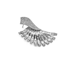 Jewels Aficionado Winged Diamond Earrings -Horaluxis Sales Store winged diamond earrings wrist aficionado 40998610600180