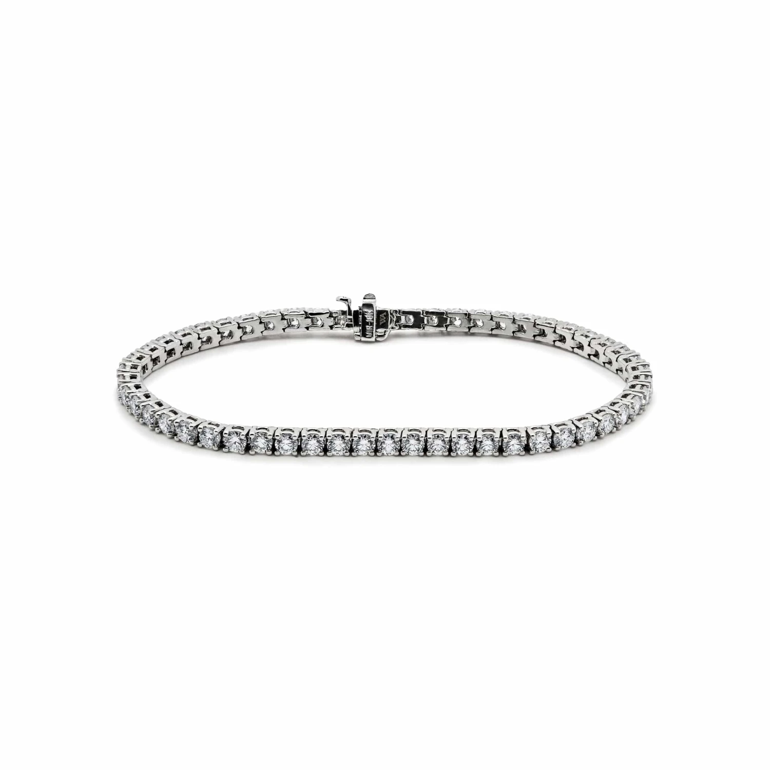 Jewels Aficionado Classic Diamond Tennis Bracelet In White Gold 1 Jewels Aficionado Classic Diamond Tennis Bracelet In White Gold