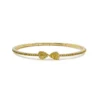 Jewels Aficionado Yellow Sapphire Flexible Cuff Bracelet
