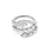 Jewels Aficionado Diamond Twist White Gold Ring