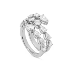 Jewels Aficionado Diamond Twist White Gold Ring 7 Jewels Aficionado Diamond Twist White Gold Ring -Horaluxis Sales Store wjewel jbg300 7120 jewels aficionado 41304054071540