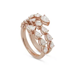 Jewels Aficionado Diamond Twist Rose Gold Ring 6 Jewels Aficionado Diamond Twist Rose Gold Ring -Horaluxis Sales Store wjewel jbg300 74b9 jewels aficionado 41304090673396