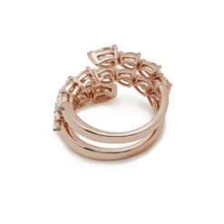 Jewels Aficionado Diamond Twist Rose Gold Ring 7 Jewels Aficionado Diamond Twist Rose Gold Ring -Horaluxis Sales Store wjewel jbg300 74b9 jewels aficionado 41304090804468