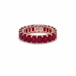 Jewels Aficionado Ruby Eternity Band