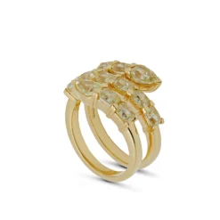 Jewels Aficionado Yellow Diamond Twist Ring 6 Jewels Aficionado Yellow Diamond Twist Ring -Horaluxis Sales Store wjewel jbg404 jewels aficionado 41314809118964
