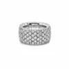 Jewels Aficionado Stretchy Diamond Tapestry Ring