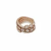 Jewels Aficionado Mixed-Cut Diamond Twist Ring