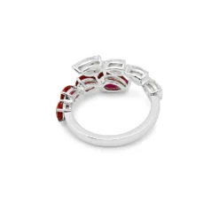 Jewels Aficionado Diamond And Ruby Bypass Ring 7 Jewels Aficionado Diamond And Ruby Bypass Ring -Horaluxis Sales Store wjewel jf272r jewels aficionado 41303965106420