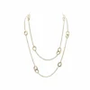Jewels Aficionado Yellow Gold Circular Link Chain Necklace