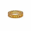 Jewels Aficionado Yellow Sapphire Eternity Band